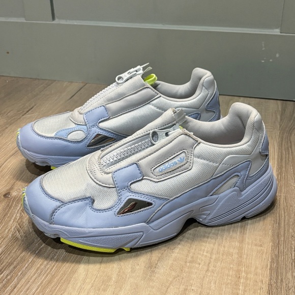 Adidas Falcon zip glow blue volt EF1969 shoes women's‎ size 9 like new - Picture 1 of 6
